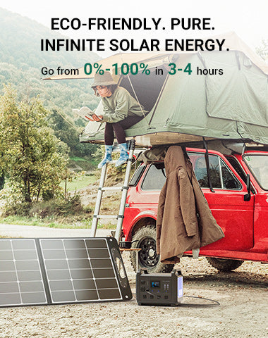 YOLANESS SAPY1600 Solar Generator (Solar Generator 1600 with 2× 100W Solar Panel)