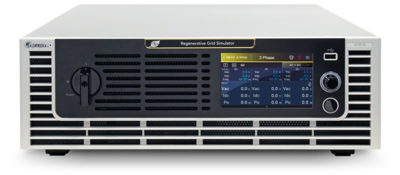 Chroma Bidirectional DC Power Supply and Regenerative Electronic Load